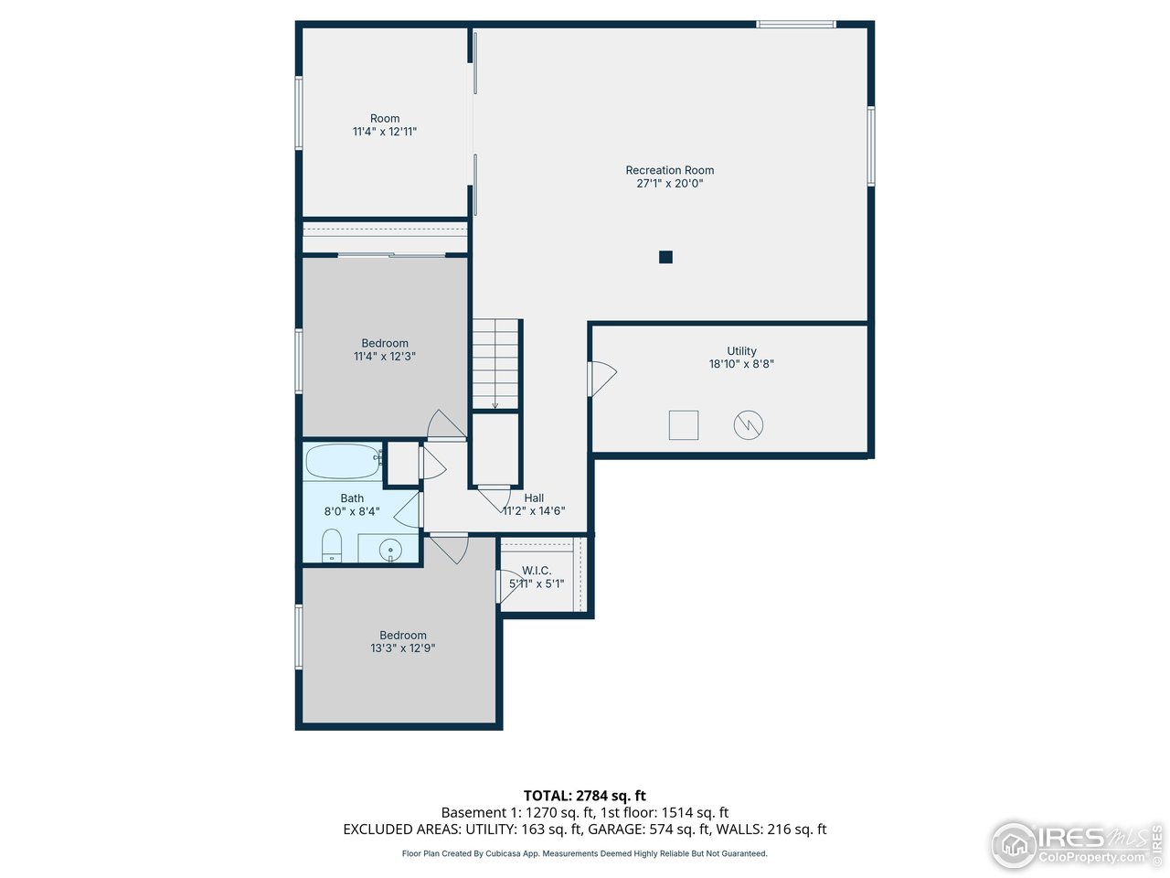 551 Capitol Reef Court Berthoud, CO 80513 - Photo 42 of 42 Basement level floorplan