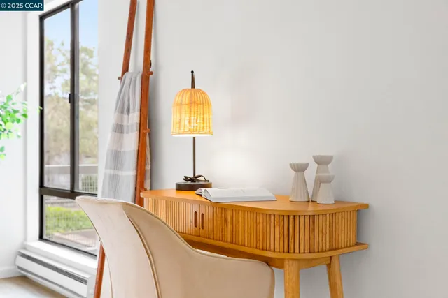 a view of a potted plant in front of a door
