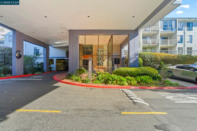 a view of an ocean and city