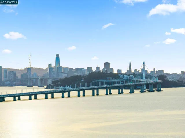 a view of a lake with beach