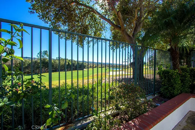 a view of a backyard with garden