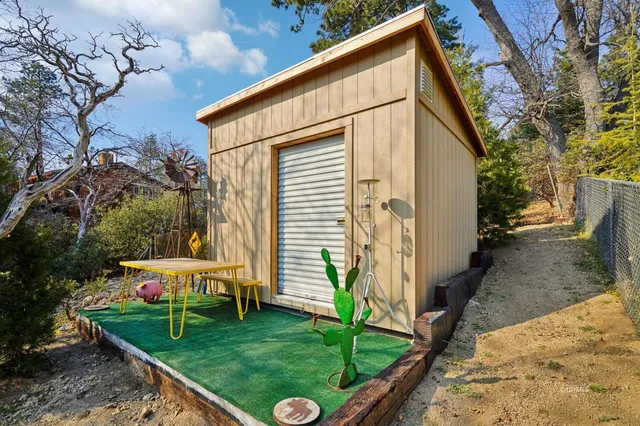 a view of house with a large window