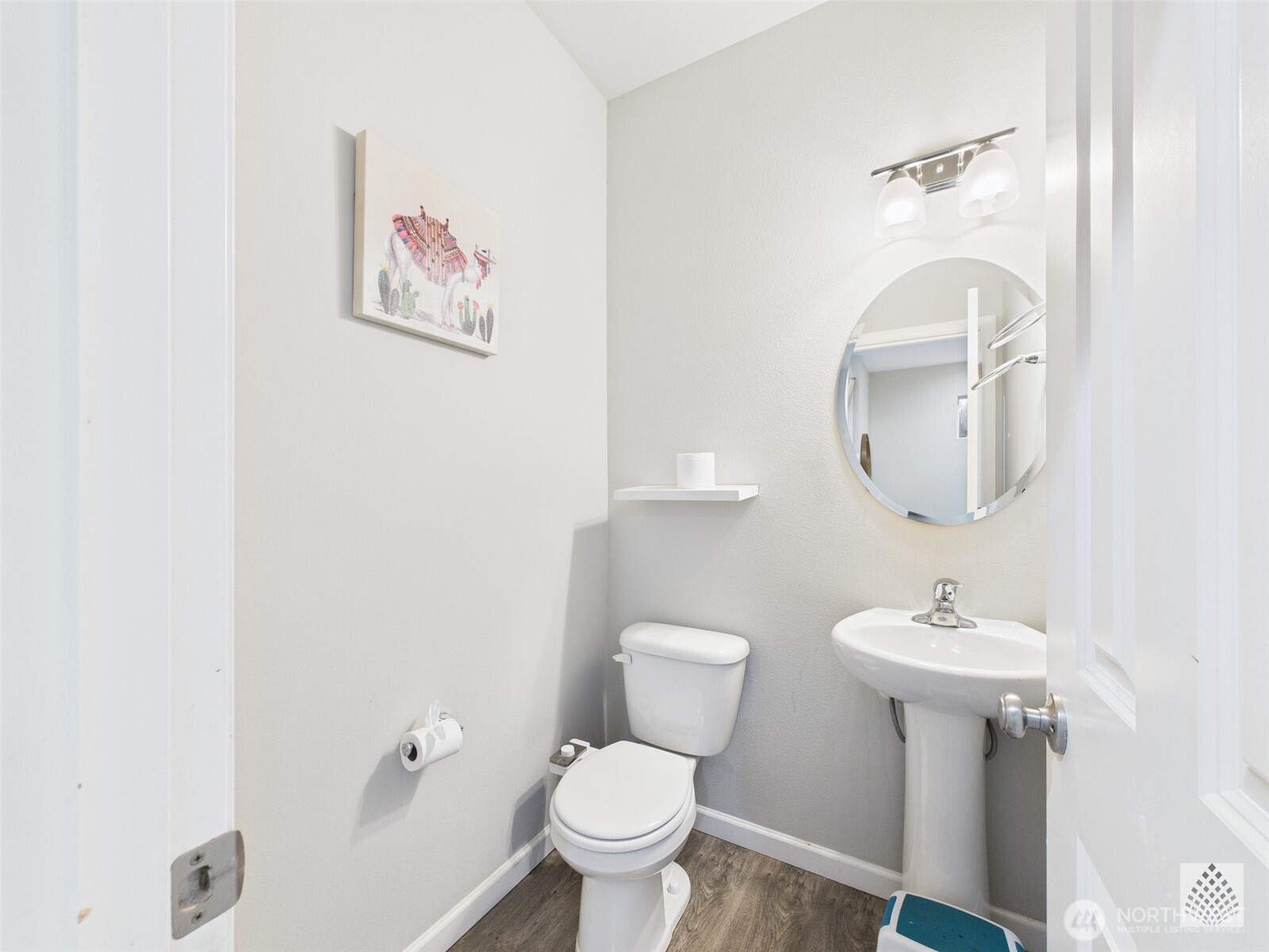 3625 202nd Pl S East Bothell, WA 98012 - Photo 11 of 31 a bathroom with a toilet sink and mirror