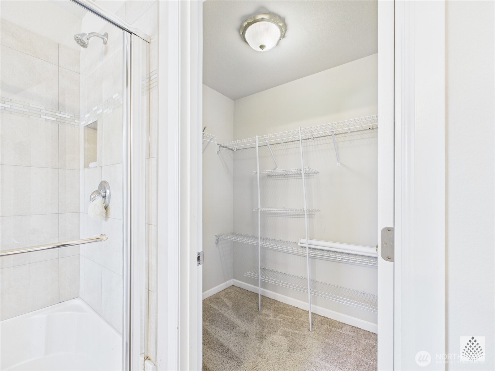 3625 202nd Pl S East Bothell, WA 98012 - Photo 18 of 31 a bathroom with a shower