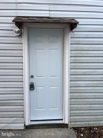 a front view of residential houses