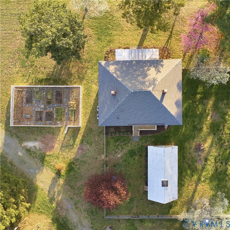 4970 Mt Landing Road Tappahannock, VA 22560 - Photo 42 of 48 an aerial view of a house with a yard