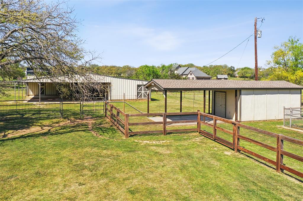 1006 Cochran Road Argyle, TX 76226 - Photo 29 of 40 a view of a swimming pool with a lounge chairs