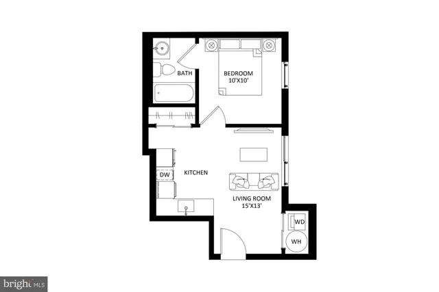 $2,000 | 816 Potomac Avenue Southeast, Unit 206, Washington, DC 20003