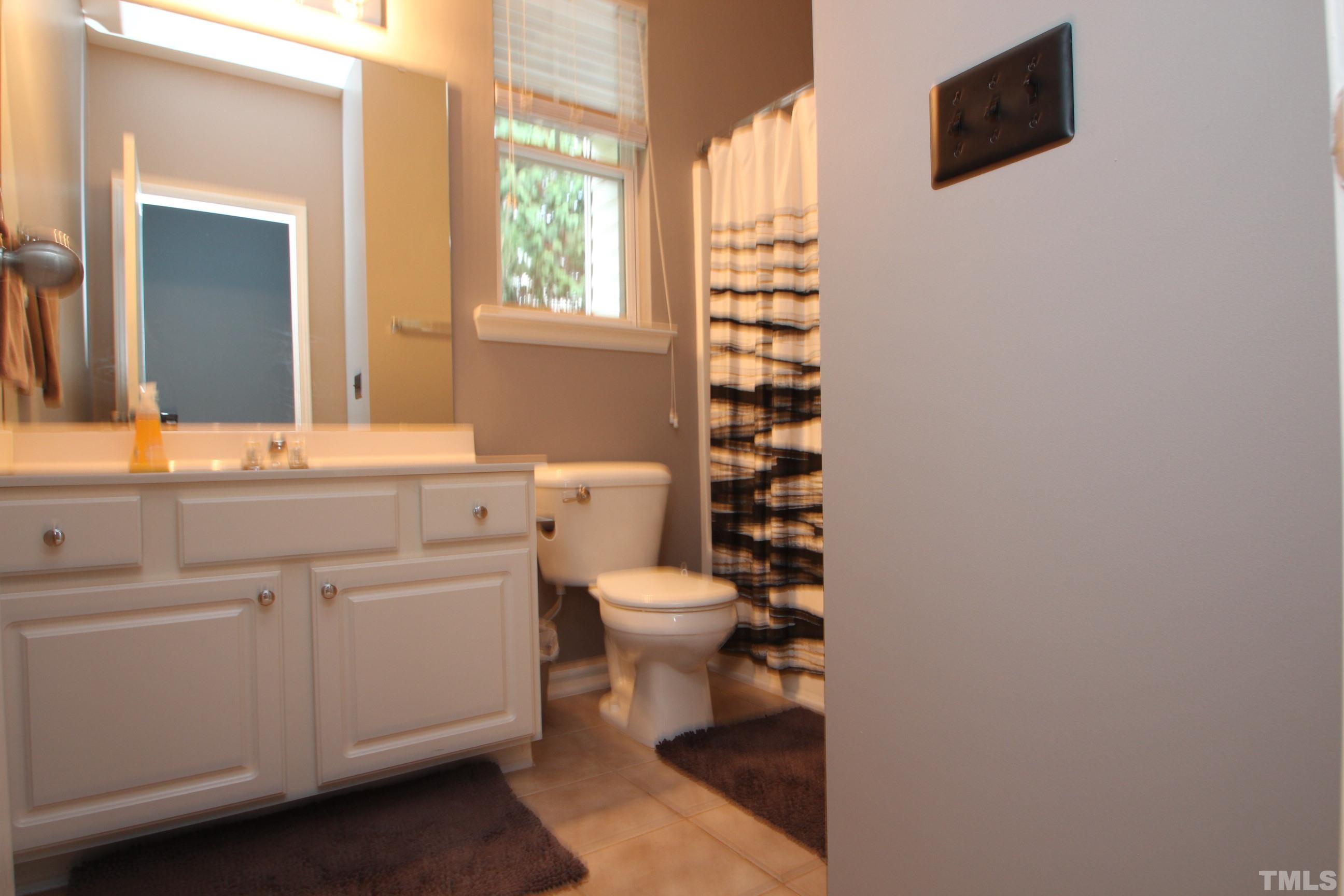 5804 Cameo Glass Way Raleigh, NC 27612 - Photo 15 of 25 a bathroom with a toilet a sink and a window
