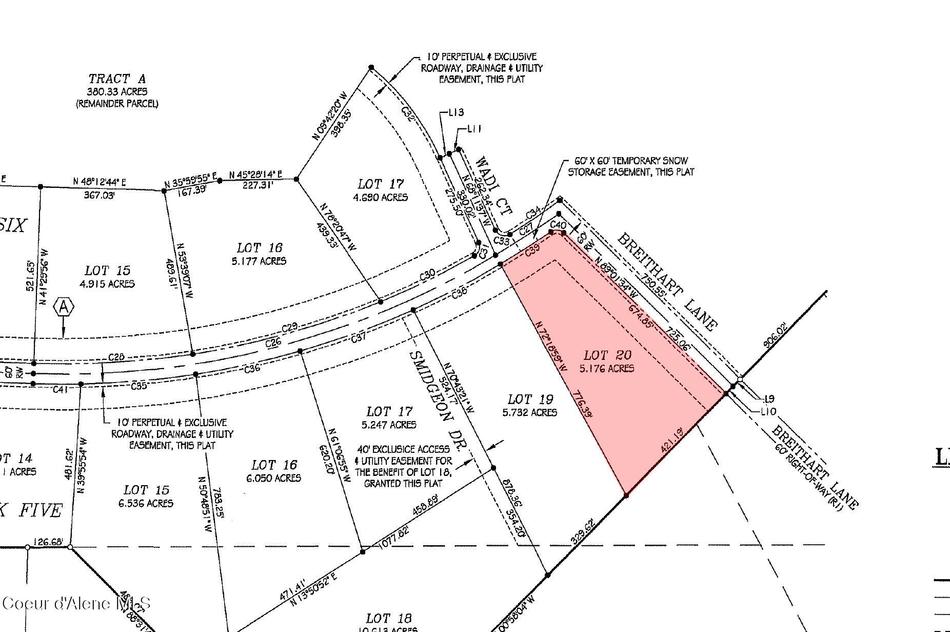 23656 North Ceylon Road Rathdrum, ID 83858 - Photo 2 of 5 Plat Map
