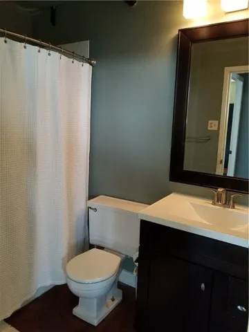 a bathroom with a sink and a toilet