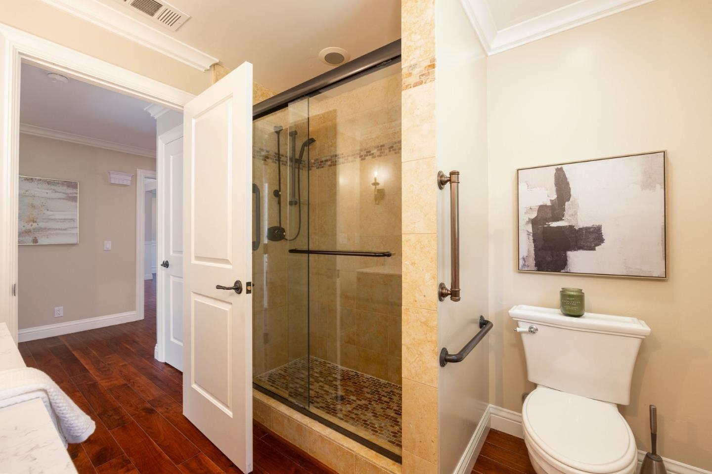 351 Cypress Point Road Half Moon Bay, CA 94019 - Photo 31 of 39 a bathroom with a toilet and a shower