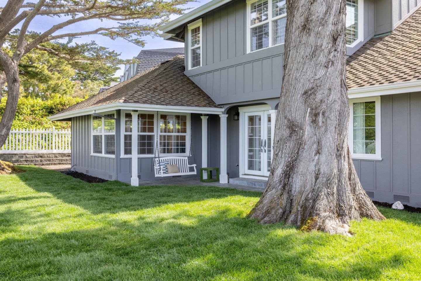 351 Cypress Point Road Half Moon Bay, CA 94019 - Photo 36 of 39 a view of a house with a yard and deck