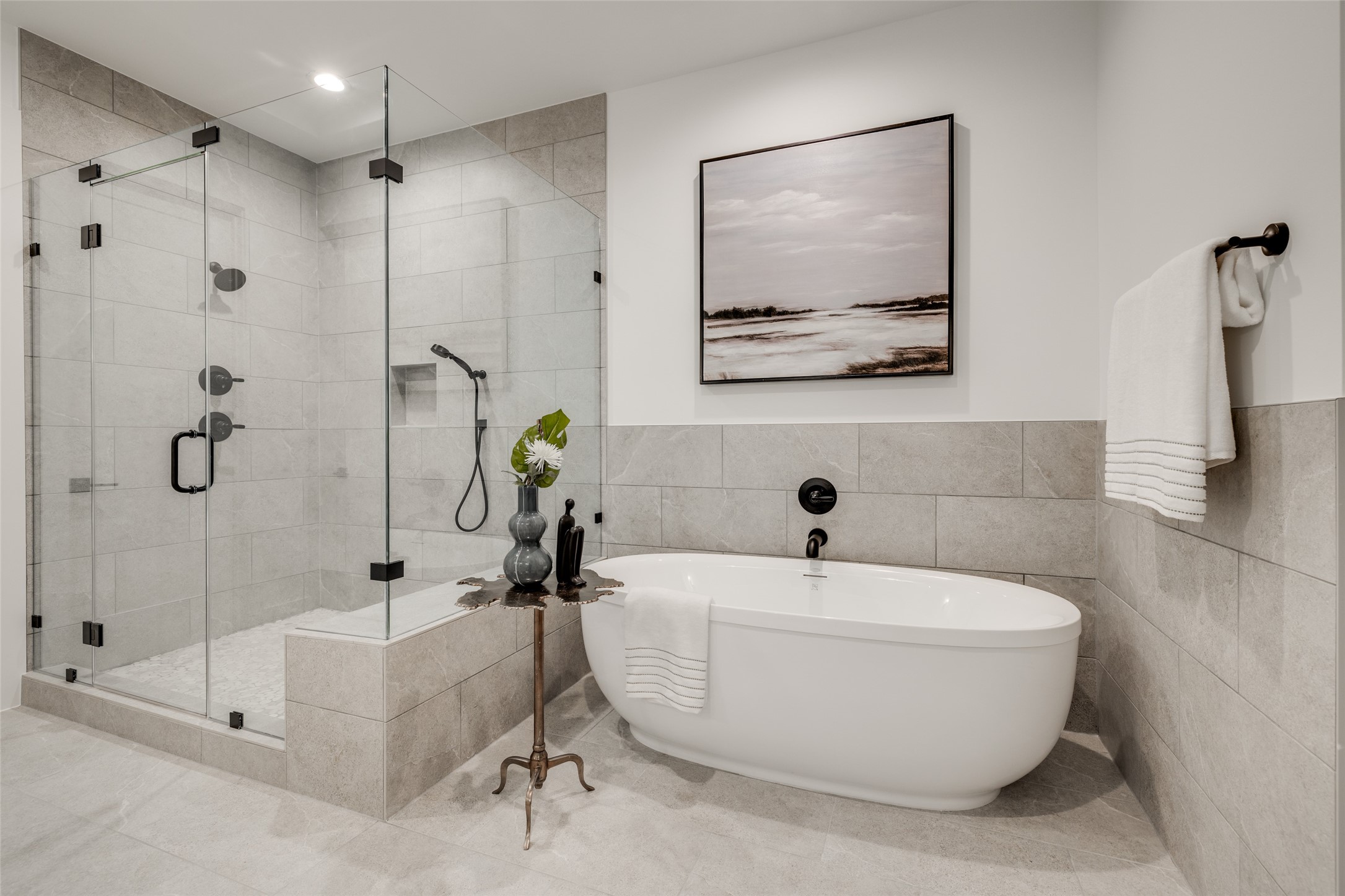 2325 Richton Street Houston, TX 77098 - Photo 28 of 47 a bathroom with a bathtub and shower