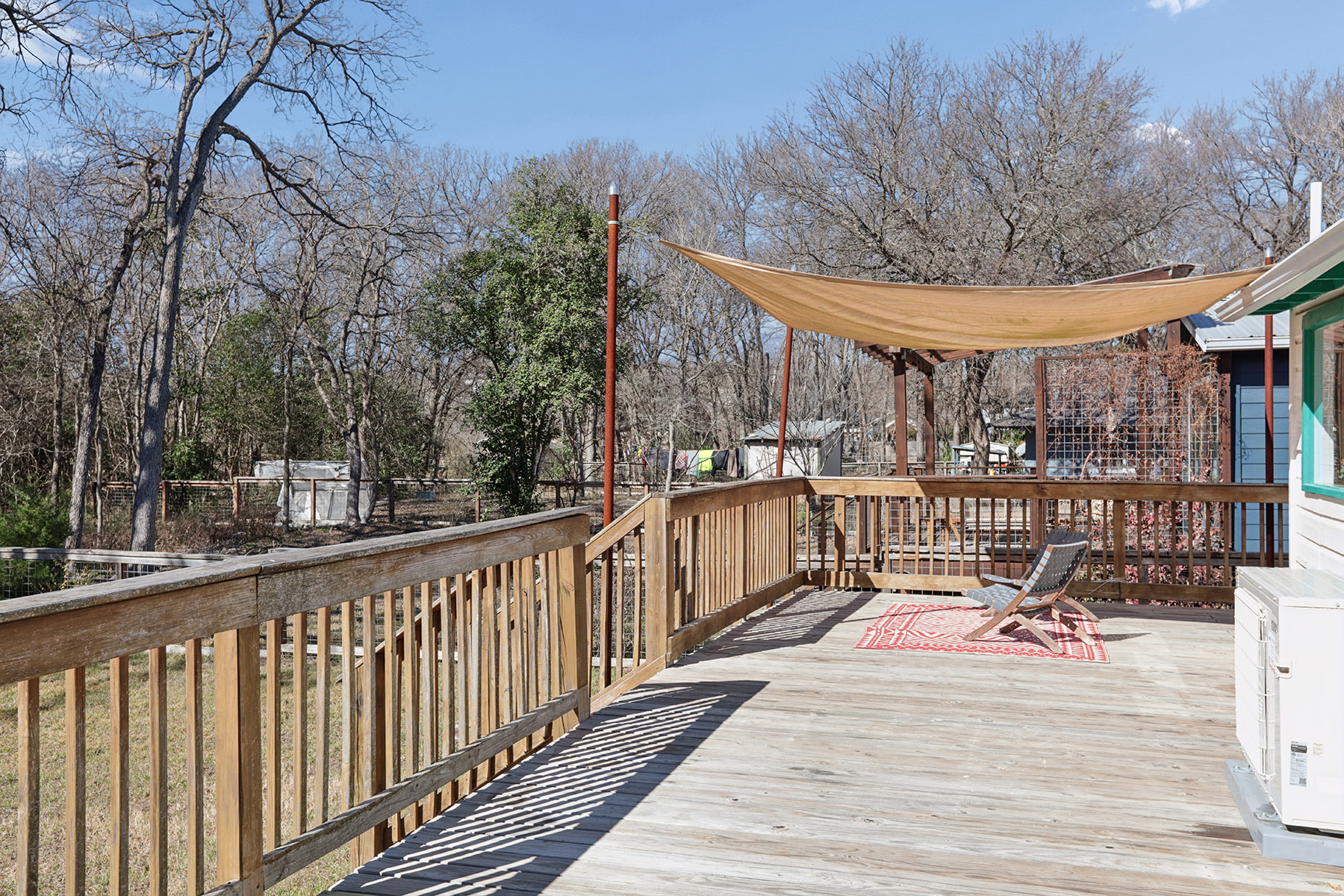 5603 Harold Court Austin, TX 78721 - Photo 18 of 31 a balcony with wooden floor and outdoor space