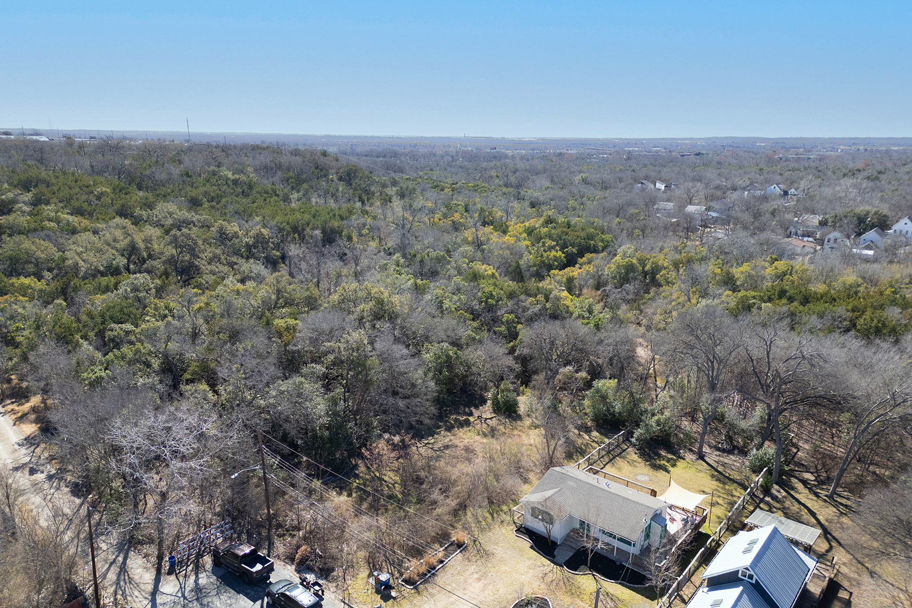 5603 Harold Court Austin, TX 78721 - Photo 3 of 31 an aerial view of a house with a yard