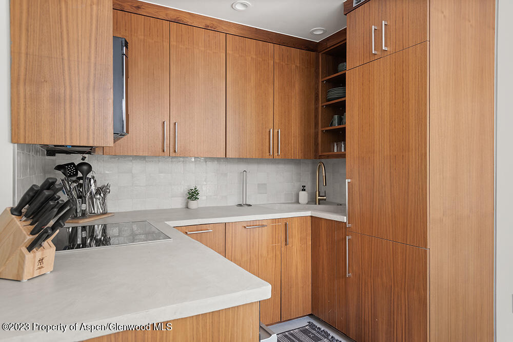 900 East Durant Avenue, Unit 116 Aspen, CO 81611 - Photo 11 of 19 a kitchen with a refrigerator and a sink