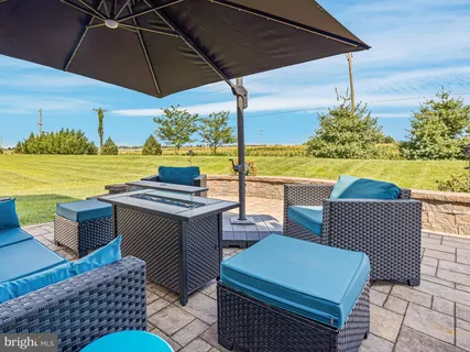 a view of outdoor space with seating space