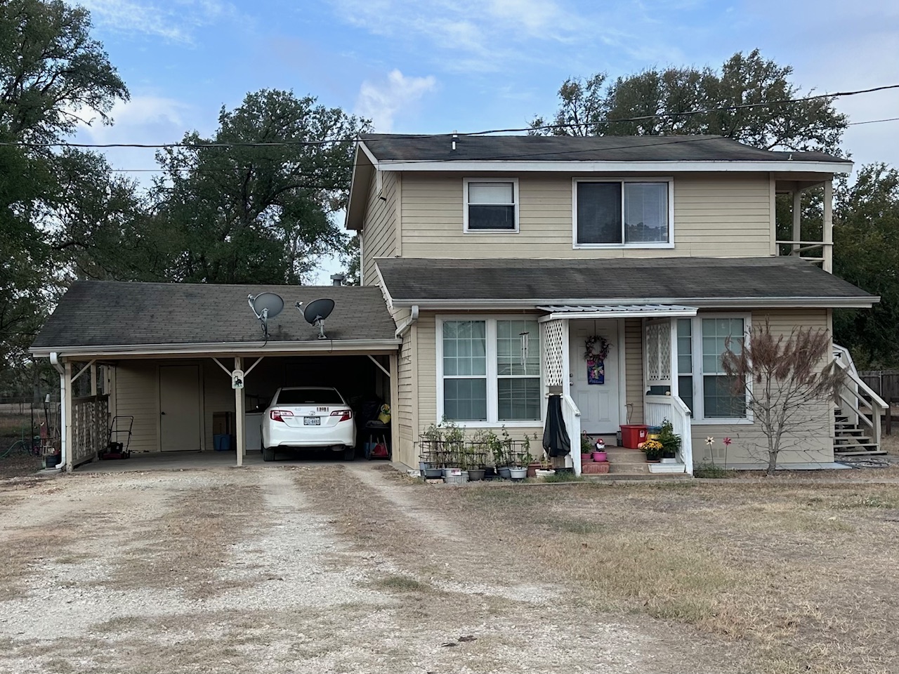 114 Thorne Road, Unit B Cedar Creek, TX 78612 - Photo 1 of 1 Front of the Duplex