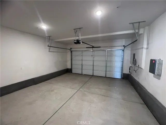 a view of a garage room