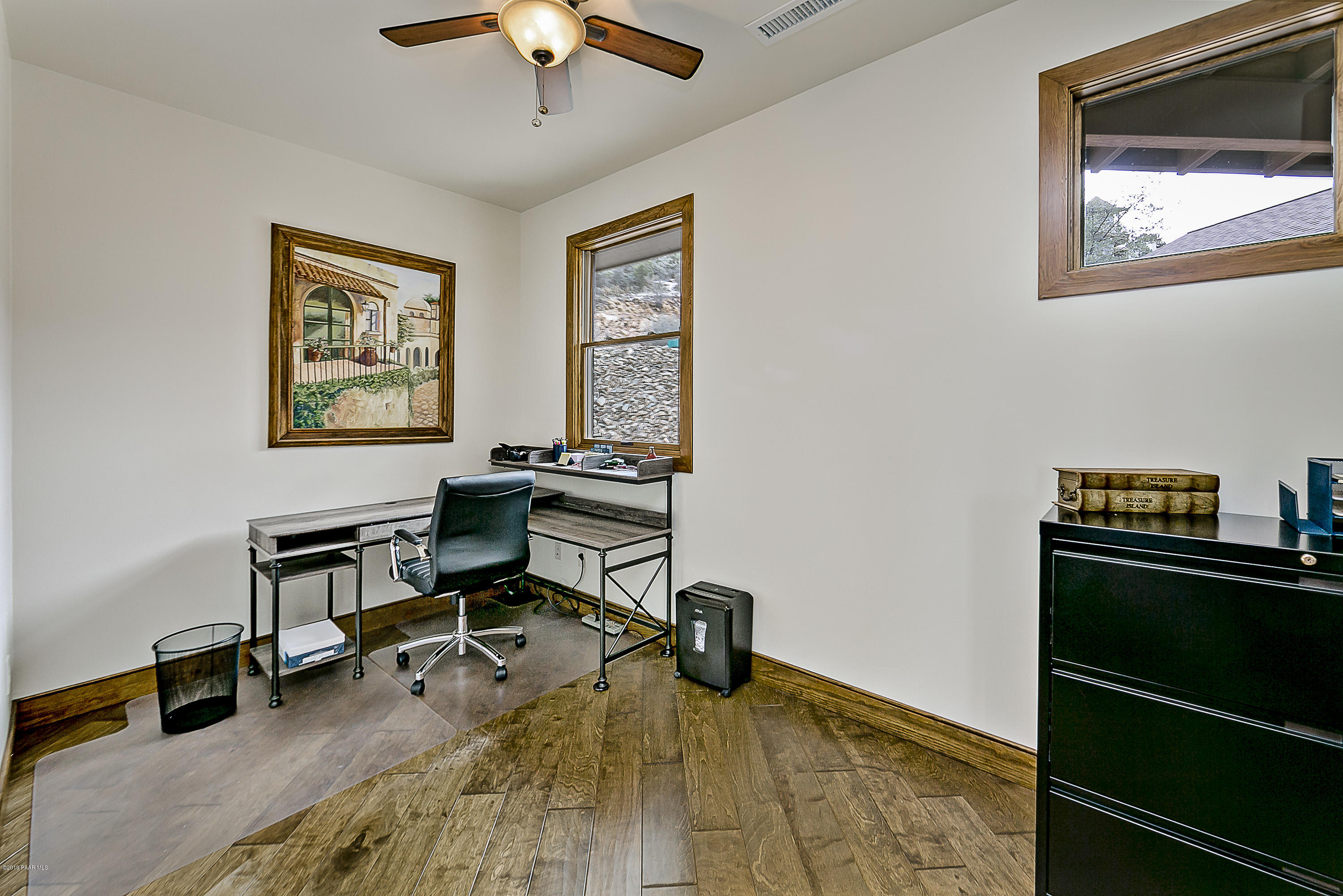 1340 East Valley View Road Prescott, AZ 86303 - Photo 17 of 33 a view of a workspace with furniture and a window