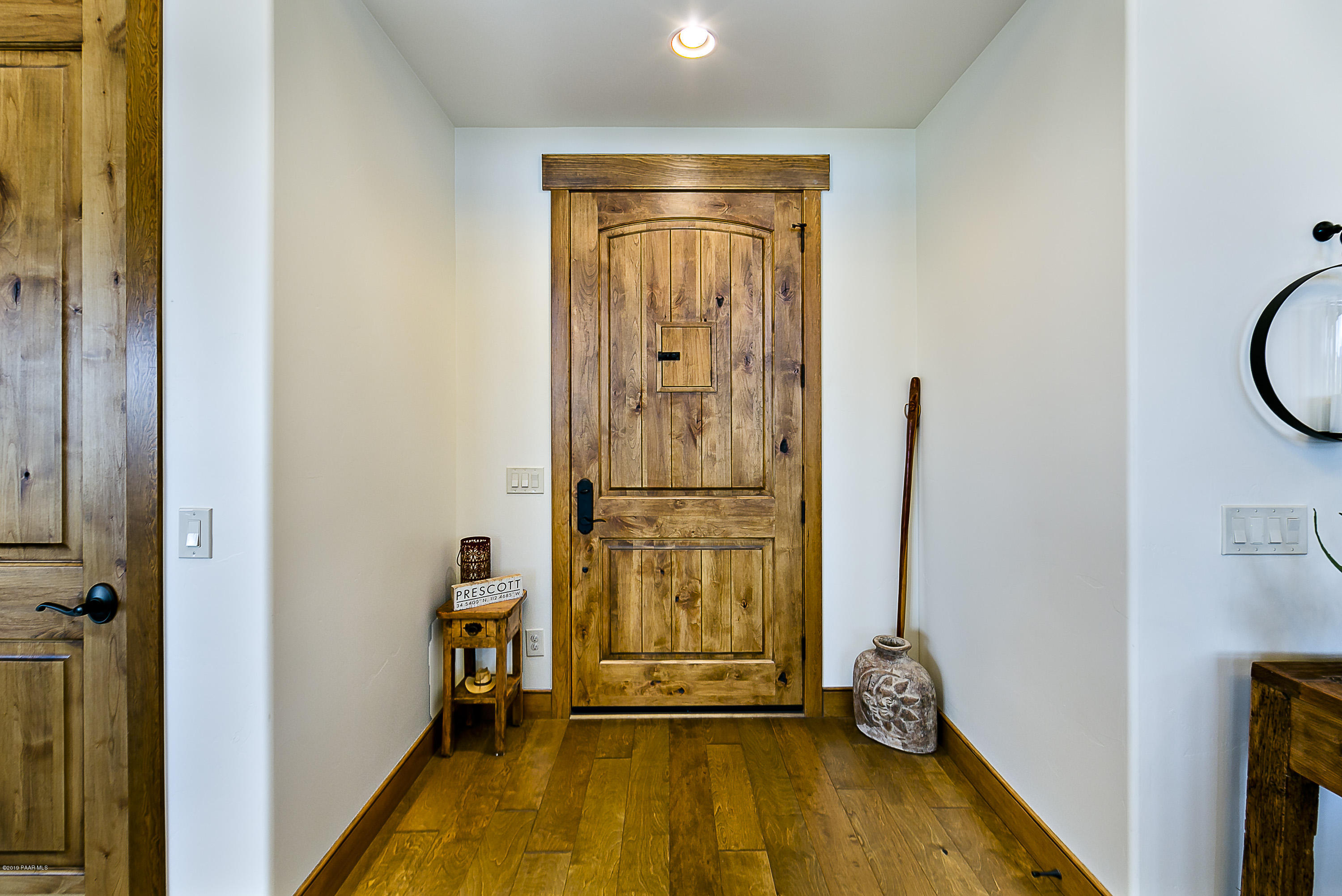 1340 East Valley View Road Prescott, AZ 86303 - Photo 4 of 33 a view of front door with wooden floor