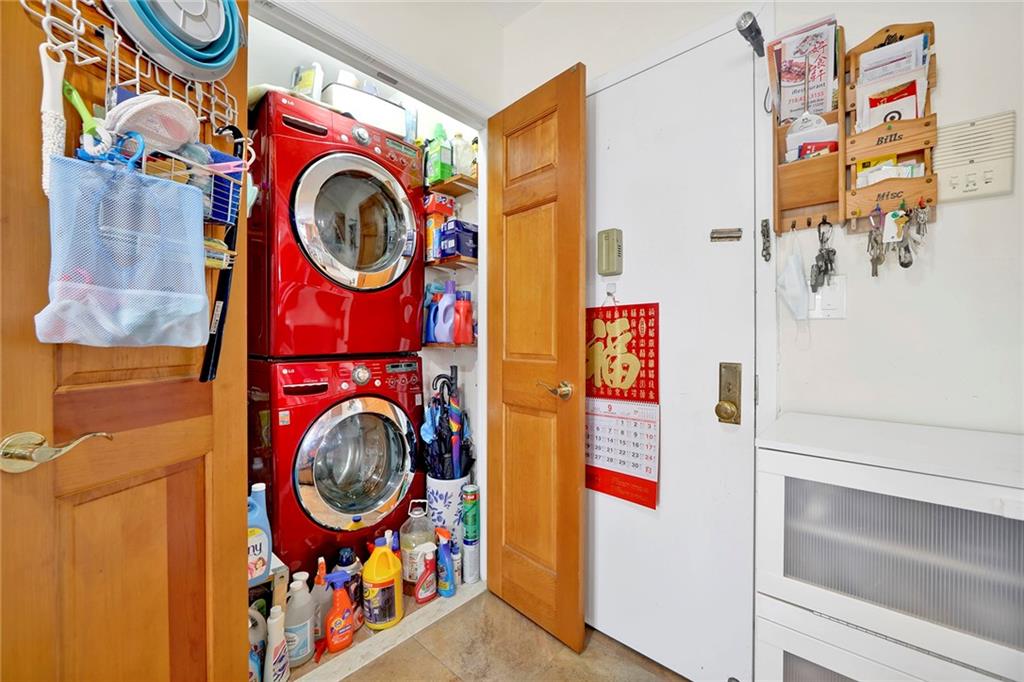 1270 Bay Ridge Parkway, Unit 6 Brooklyn, NY 11228 - Photo 22 of 24 a utility room with dryer and washer