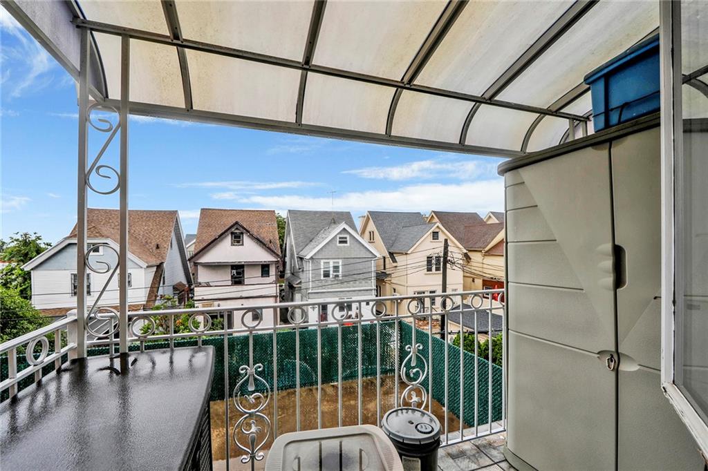 1270 Bay Ridge Parkway, Unit 6 Brooklyn, NY 11228 - Photo 3 of 24 a view of a balcony with furniture