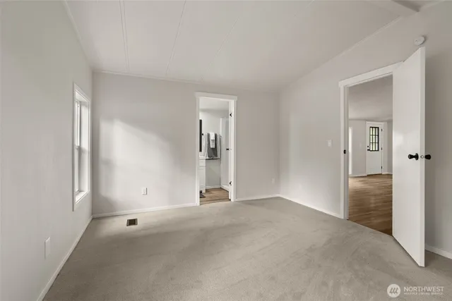 a view of empty room