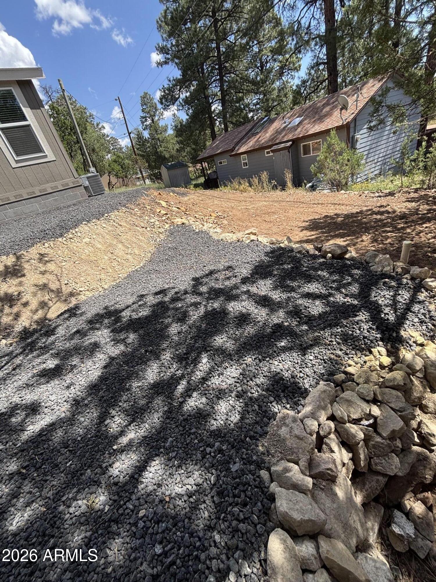 3515 Broken Arrow Road Overgaard, AZ 85933 - Photo 25 of 28 Pad view to Backyard