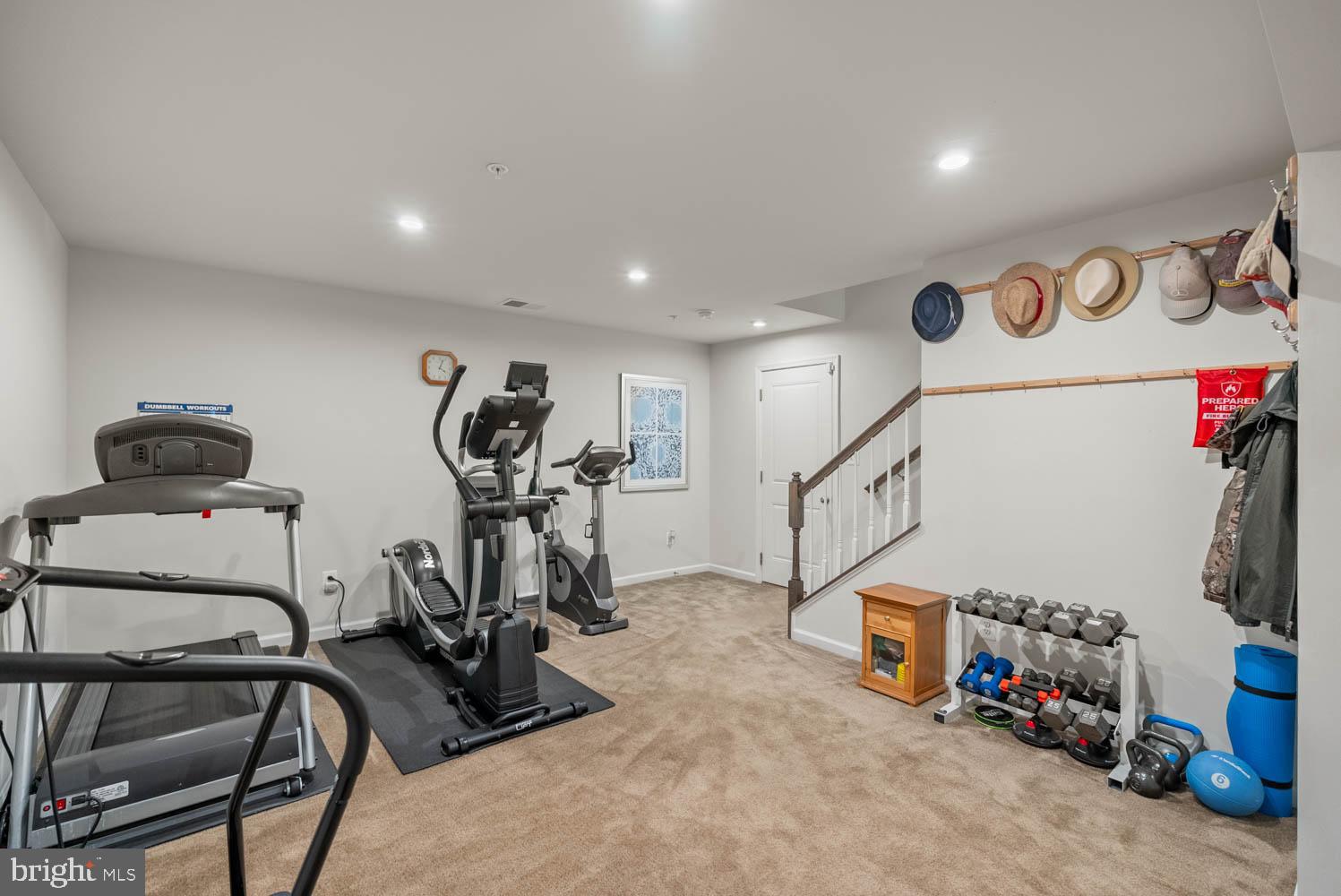 17883 Sugarberry Road Dumfries, VA 22026 - Photo 46 of 53 a view of a room with gym equipment