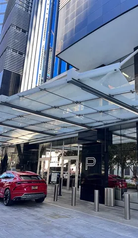 a view of car parking