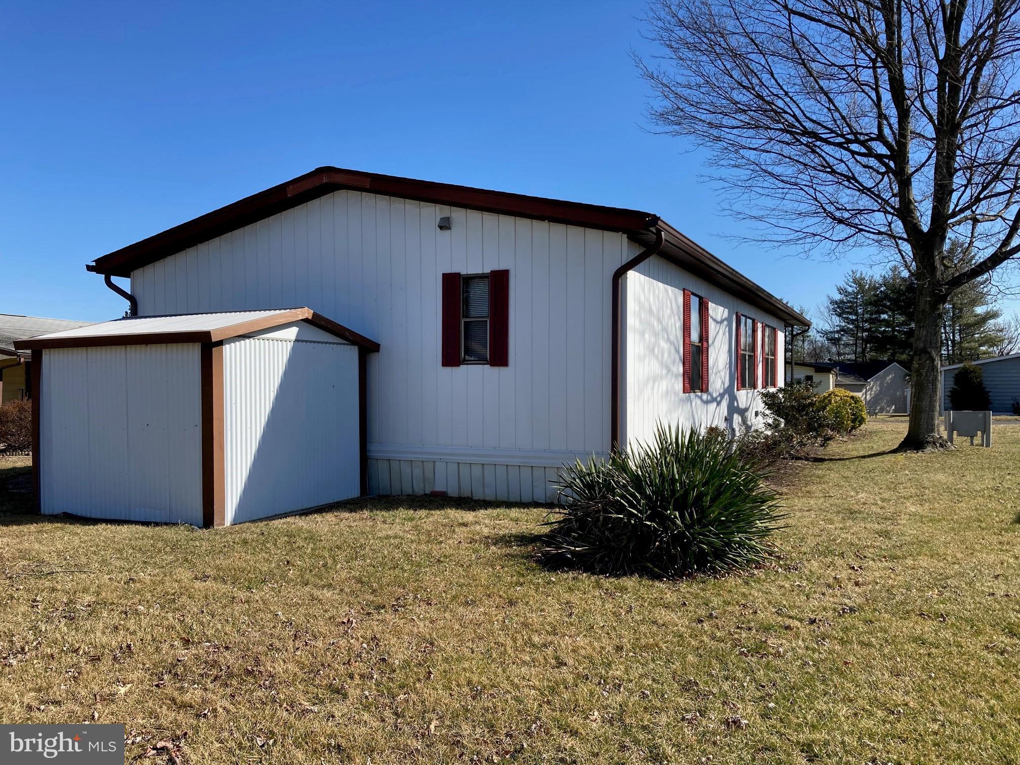 Rear of home