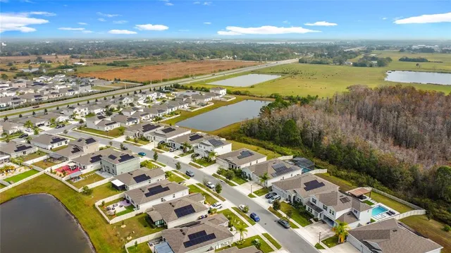 a view of an ocean and city