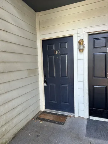 a view of front door