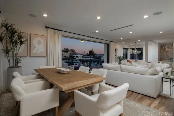 a view of a balcony with chairs