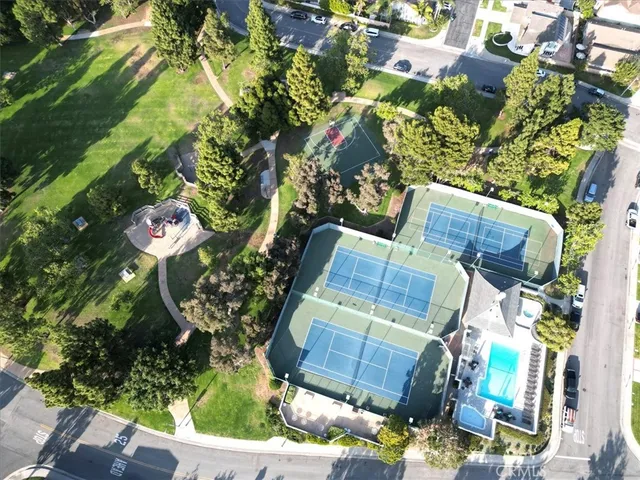 a bird view of multi story residential building
