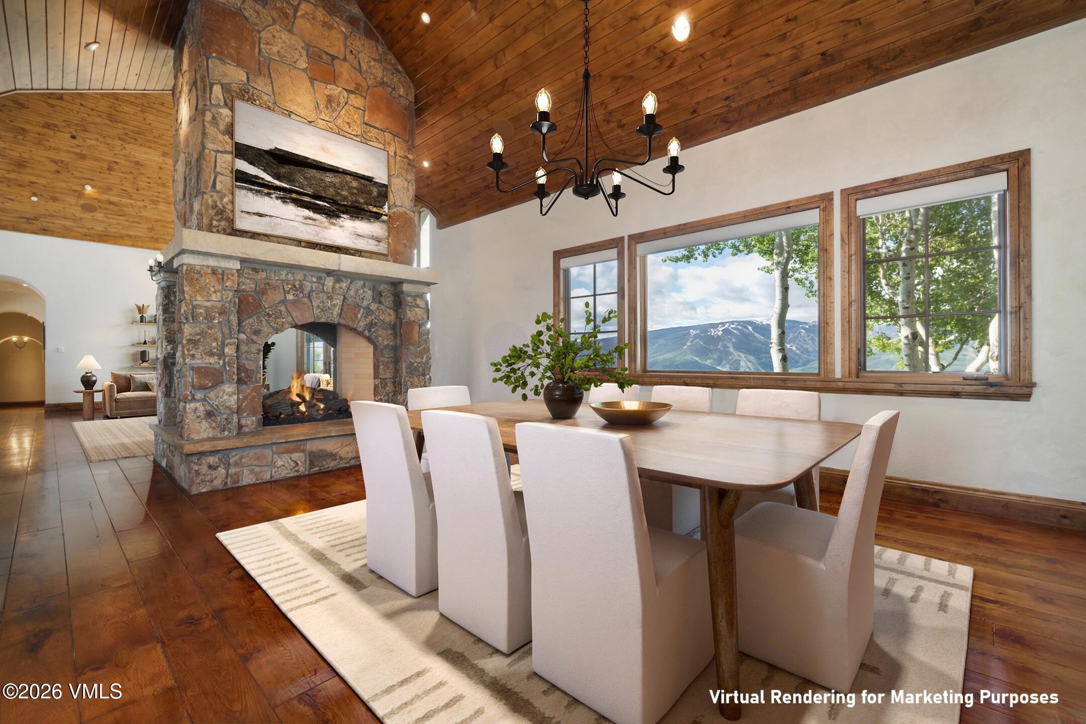 84 Wildrose Avon, CO 81620 - Photo 8 of 60 4 Formal Dining - rendering