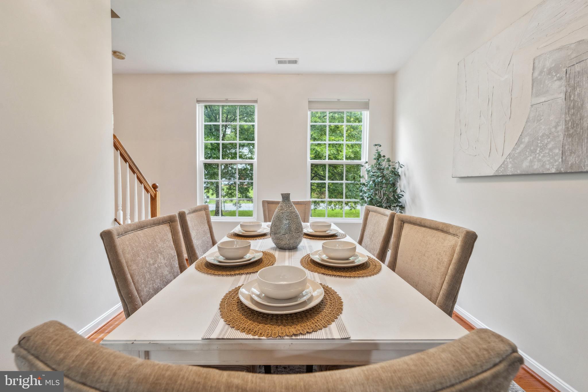 1407 James Way Edgewater, MD 21037 - Photo 10 of 30 a view of a dining room with furniture window and outside view