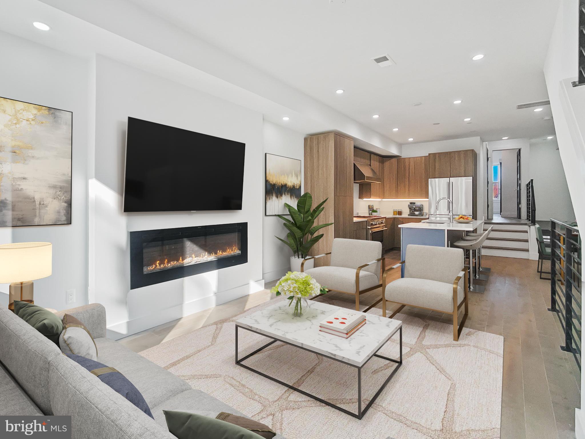 Modern elegance in a bright living space.