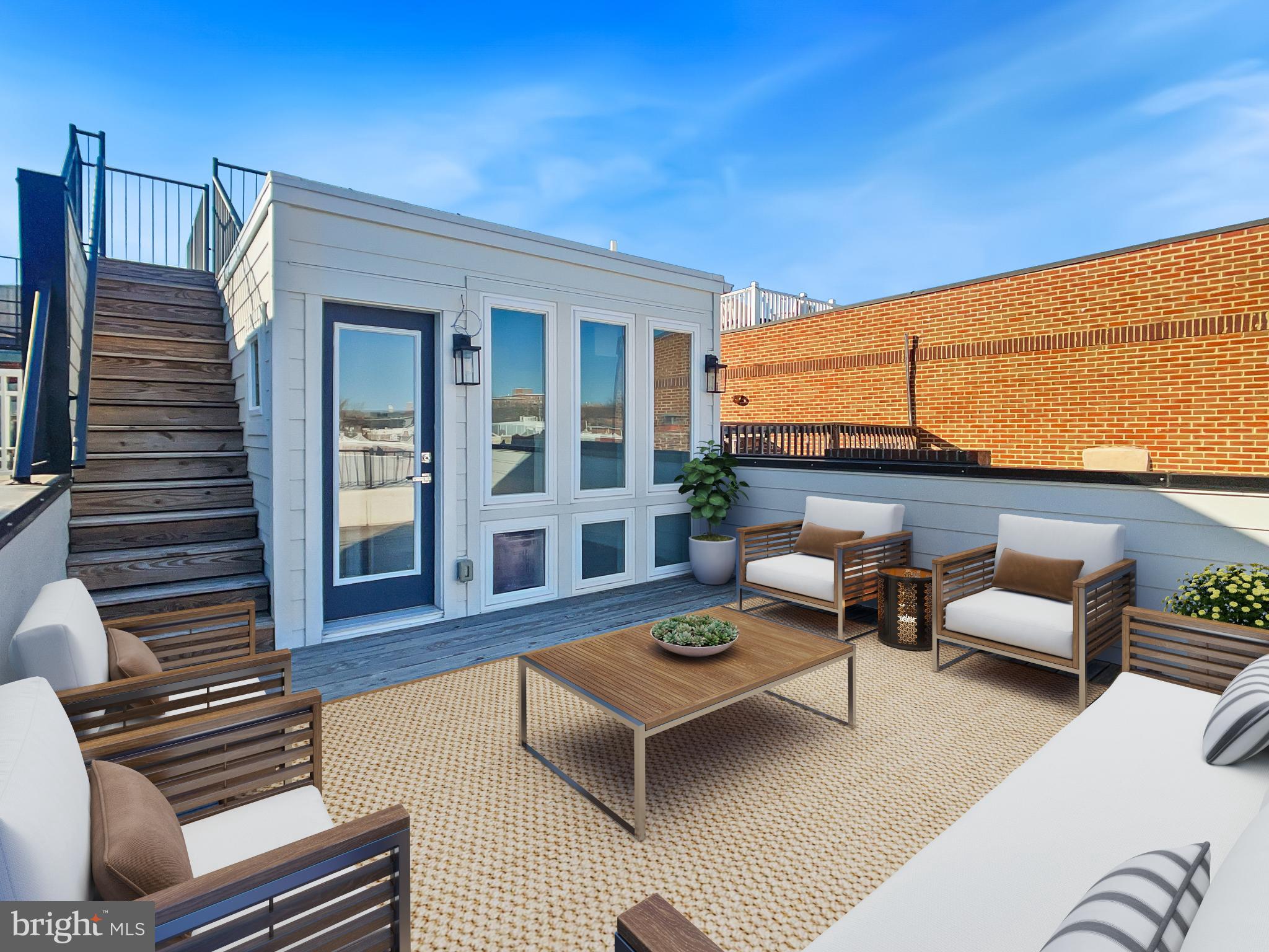 2228 13th Street Northwest, Unit 3 Washington, DC 20009 - Photo 39 of 44 Charming rooftop retreat with stunning views.