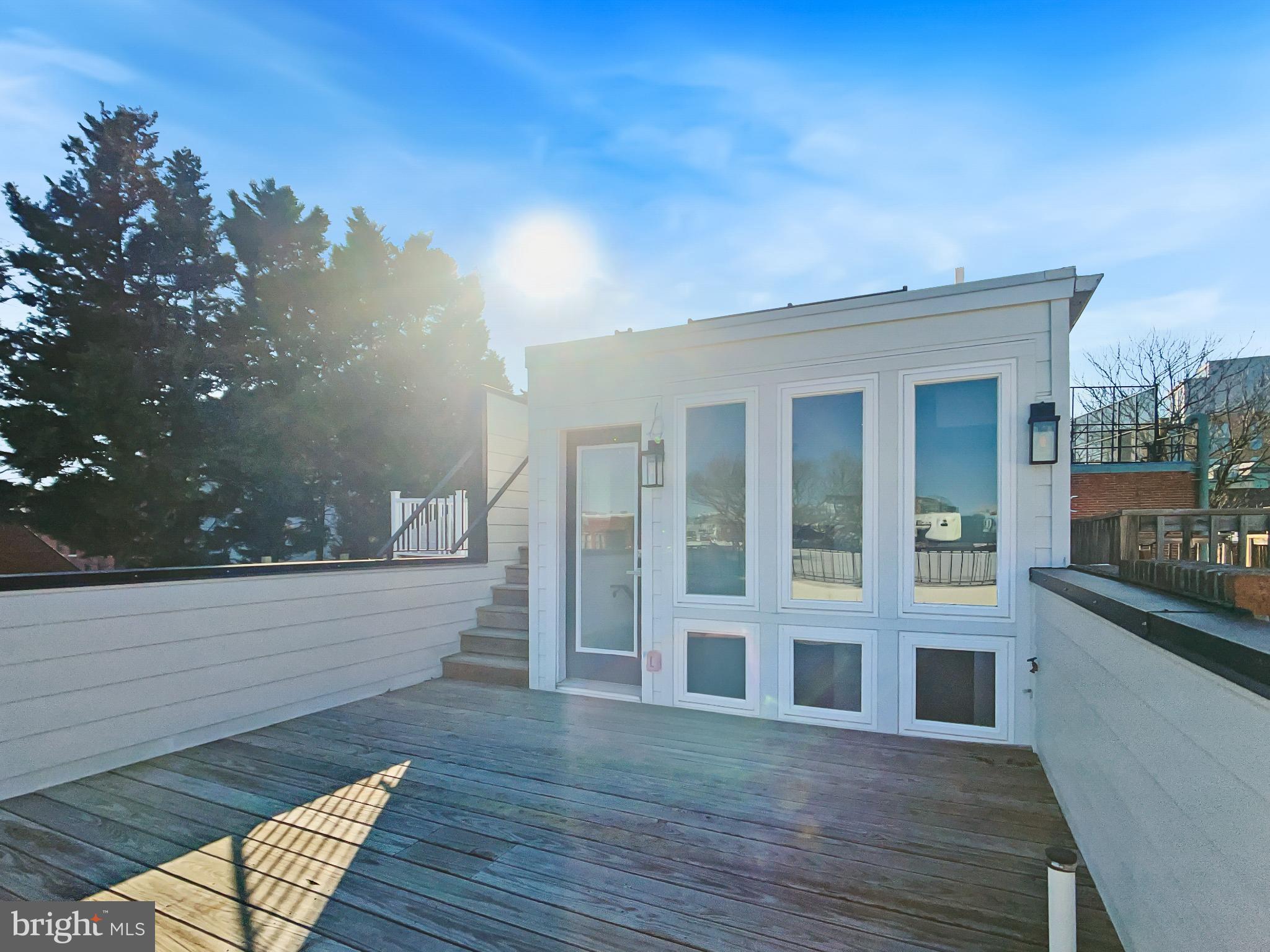2228 13th Street Northwest, Unit 3 Washington, DC 20009 - Photo 41 of 44 Sunlit rooftop retreat with stunning views.
