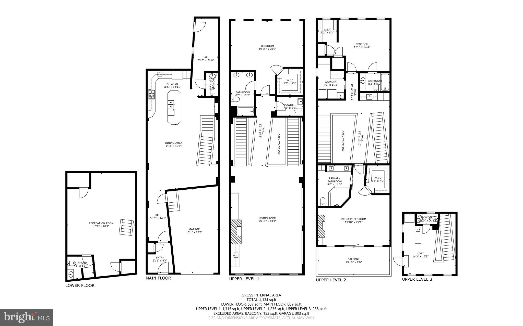 2916 Dillon Street Baltimore, MD 21224 - Photo 82 of 83 Upper Level 3 Floor Plan