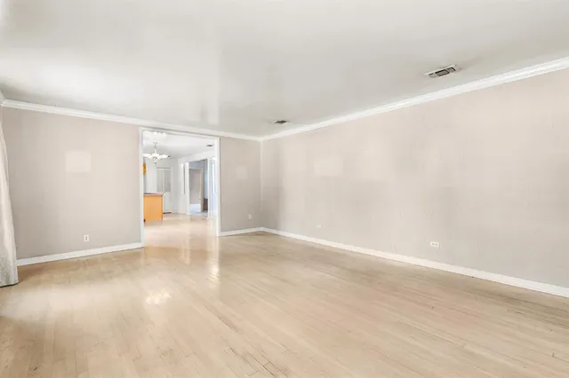 a view of an empty room