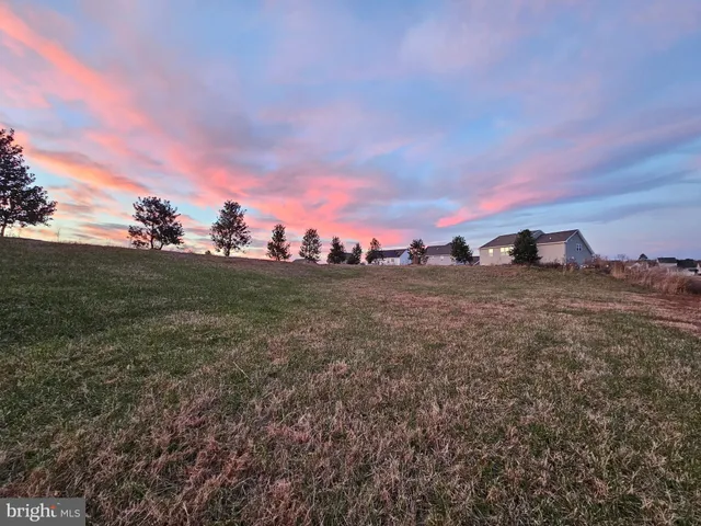 a view of sunset and lake