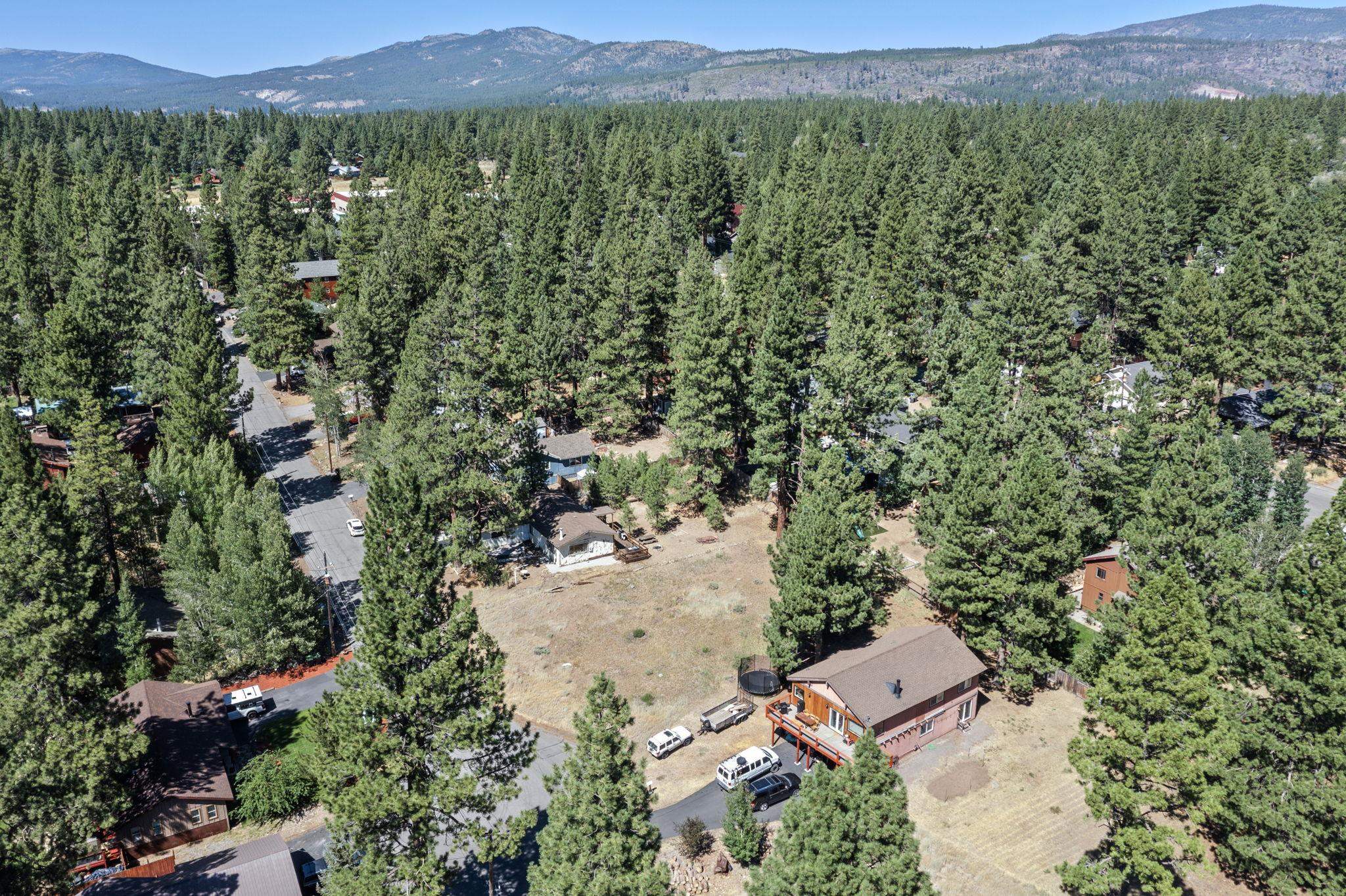 10583 Laburnham Circle Truckee, CA 96161 - Photo 9 of 14 an aerial view of a city with lots of residential buildings