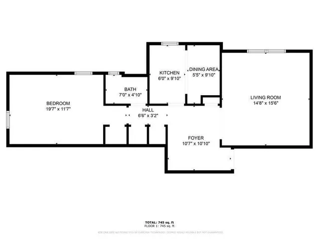 a picture of a floor plan