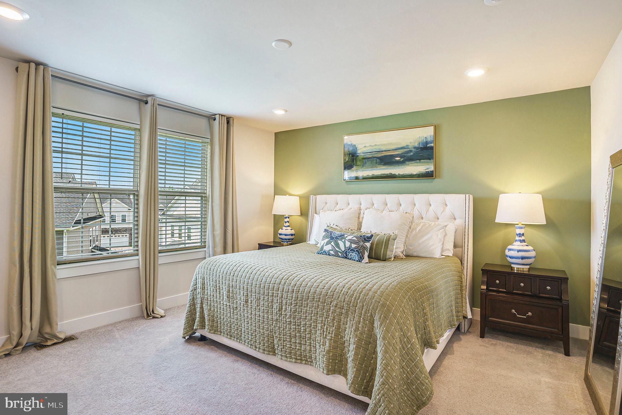 218 Red Leaf Lane Exton, PA 19341 - Photo 17 of 29 a bedroom with a bed and a night stand