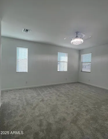 a view of a livingroom with a window
