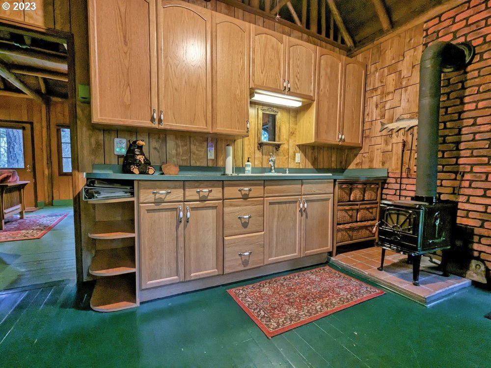 79128 Road 35 A Rhododendron, OR 97049 - Photo 16 of 36 a kitchen with a sink cabinets and outdoor living space